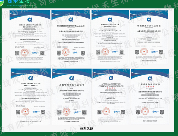 質(zhì)量管理體系、環(huán)境管理體系、售后服務(wù)認(rèn)證證書